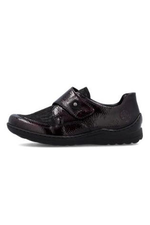 Rieker Ladies Shoes 48951-35 bordeauxextra wide fit