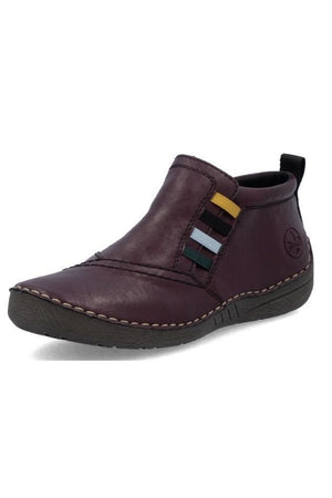Rieker Ladies Boots 52584-30 brombeer