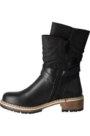 Josef Seibel 577613 Waylynn in Black Leather Waterproof