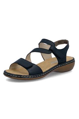 Rieker Womens Sandals 659C7-16 in Navy