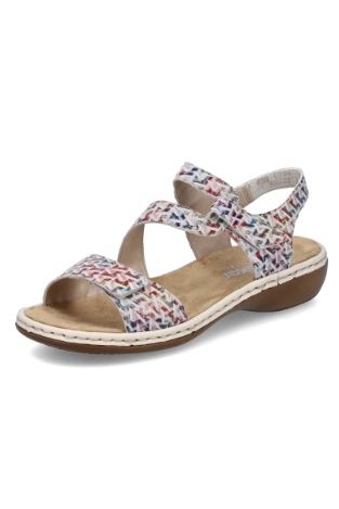 Rieker Womens Sandals 659C7 94 in multi