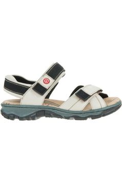 Rieker Womens Walking Sandal 68851 80 white