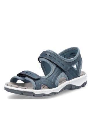Rieker Women's Walking Sandals 68866-12 blue