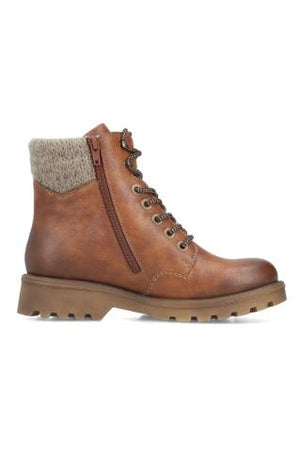 Rieker Ladies Boots 73220-24 in brown