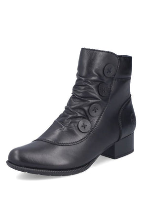 Rieker Ladies Boots 78659-00 in Black