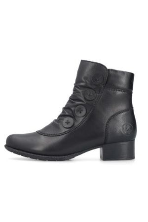 Rieker Ladies Boots 78659-00 in Black