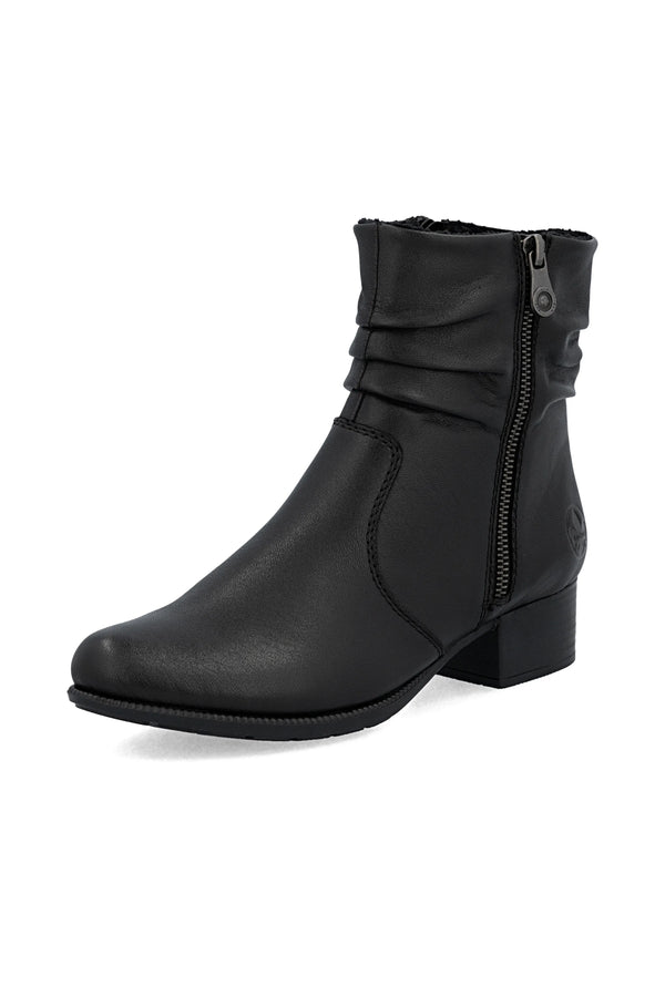 Rieker Z4263-00 black ankle boot at Meeks Shoes - JM Shoes Ltd