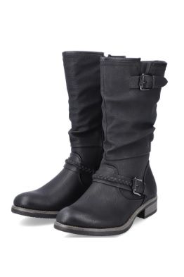 Rieker Ladies boots 98860-00 in Black