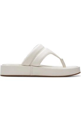 Clarks Alda Walk sandal in Off White