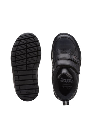 Clarks Palmer Mist Kid in black leather