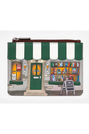 Yoshi Curiosity Bookshop Zip Top Purse Y1321 Brown