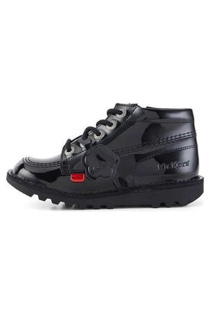 Kickers Kick Hi Core Black Patent