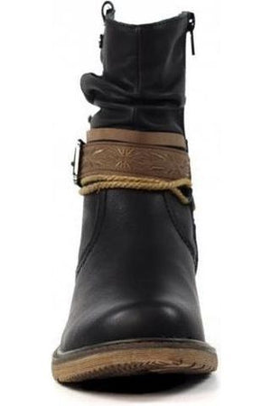 Lunar Veronica Black Waterproof Boot GLB145
