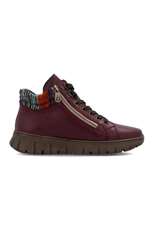 Rieker Ladies Boots N1305-35 vino multi waterproof