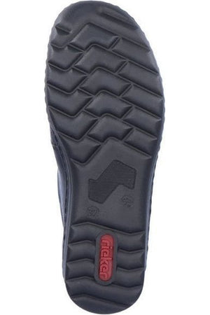 Rieker Ladies Shoes 48951-14 Navy extra wide fit