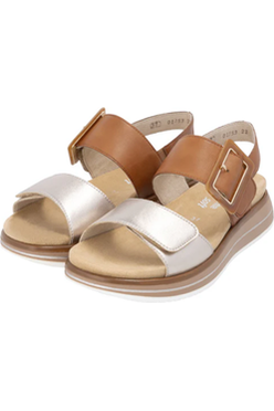 Remonte Ladies sandal D1J53-22 in Brown
