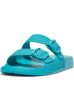 FitFlop Iqushion 2 bar slide tahiti blue