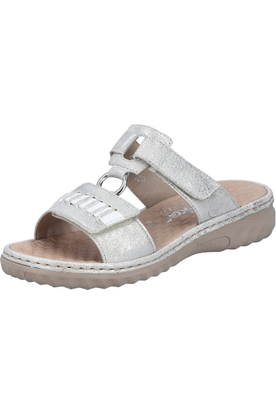 Rieker Ladies Sandals 60481-40 in Grey Combi