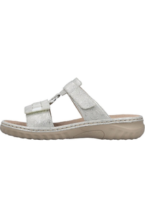 Rieker Ladies Sandals 60481-40 in Grey Combi