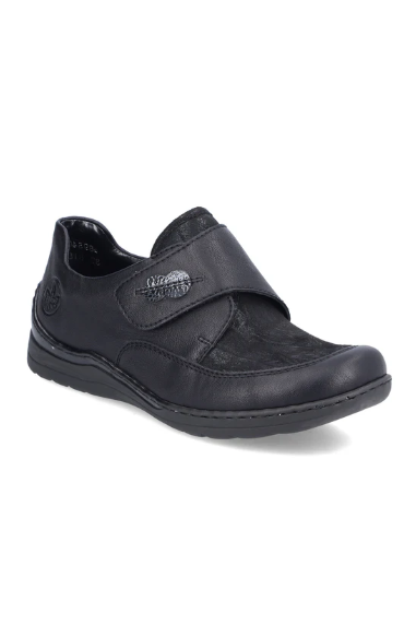 Rieker Ladies Shoes 48954-00 in Black