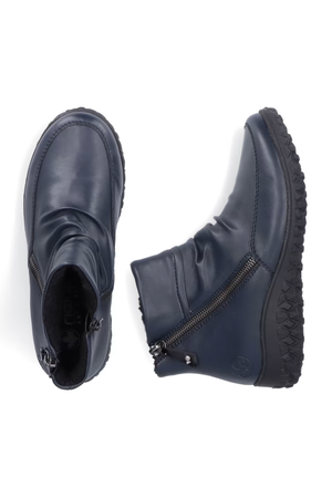 Rieker Ladies Boots 59585-14 in Blue