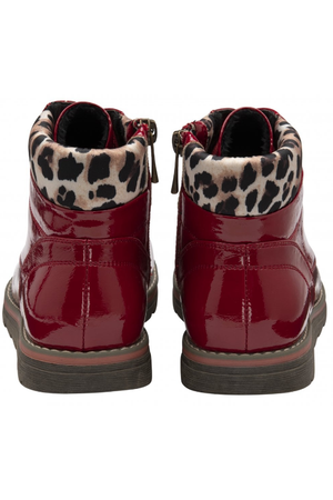 Lotus Women's Naomi Boot Red/Leopard