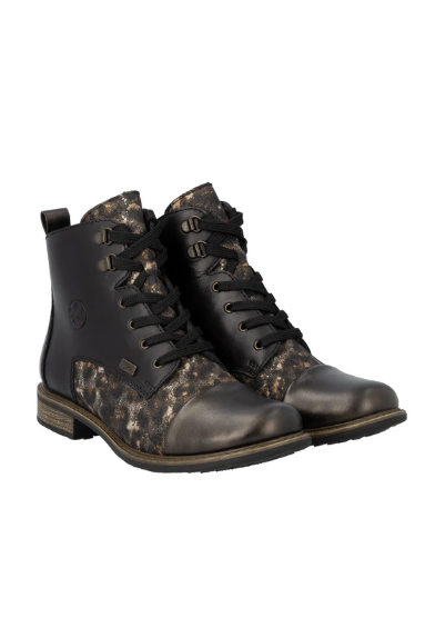 Rieker Ladies Boots 74842-00 black multi waterproof
