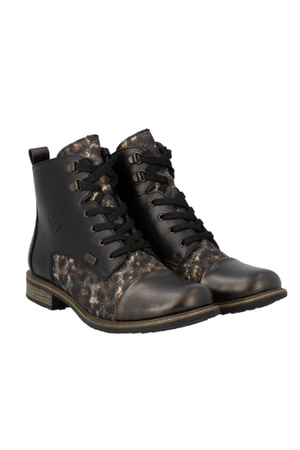 Rieker Ladies Boots 74842-00 black multi waterproof