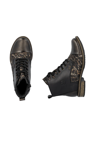 Rieker Ladies Boots 74842-00 black multi waterproof