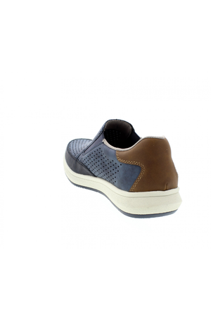 Rieker Mens Shoes 16952-14 in Blue