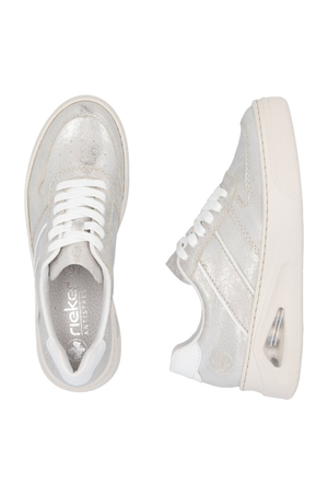 Rieker N6402-40 in Silver/platinum