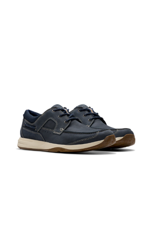 Clarks Sailview Lace in Navy nubuck