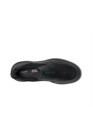 Clarks Mullan Step in Black leather