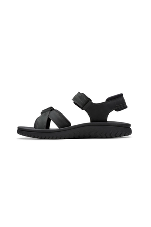 Clarks Wesley Shore in Black leather