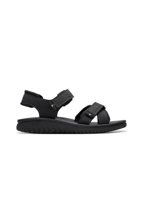 Clarks Wesley Shore in Black leather