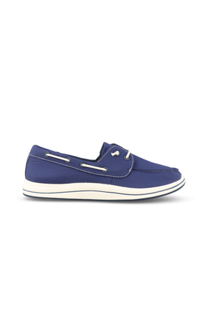Clarks Cloudsteppers Brinkley Edge in Navy canvas
