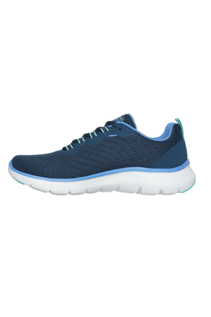 Skechers Flex Appeal 5.0 150201W in Navy/Blue wide fit
