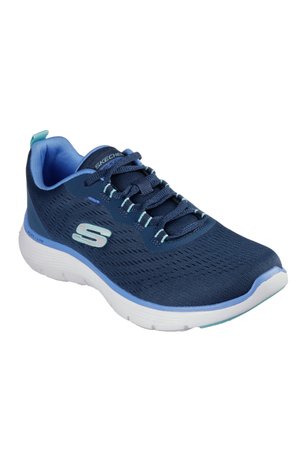 Skechers Flex Appeal 5.0 150201W in Navy/Blue wide fit