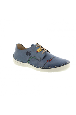 Rieker Ladies shoes 52528-14 in Blue