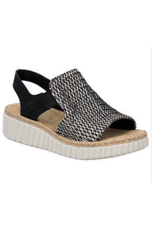 Rieker 69276-00 in Black