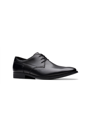 Clarks Paulton Lace in Black Leather