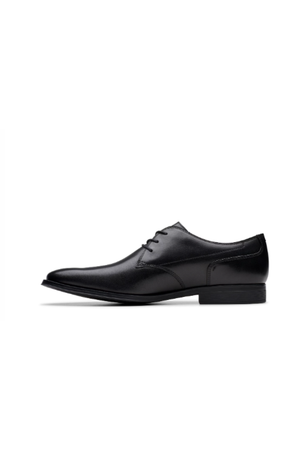 Clarks Paulton Lace in Black Leather