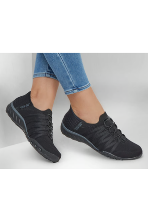 Skechers Slip-ins Relaxed Fit: Breathe-Easy - Roll-With-Me 100593 Black