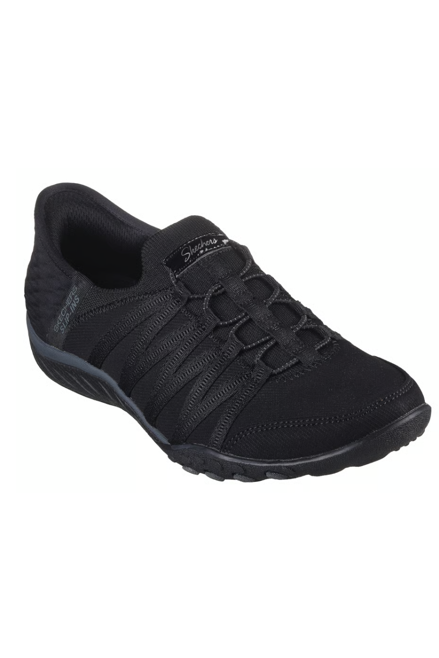 Skechers Slip-ins Relaxed Fit: Breathe-Easy - Roll-With-Me 100593 Black