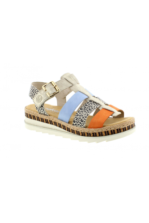 Rieker V7904-90 in Nude/pumpkin