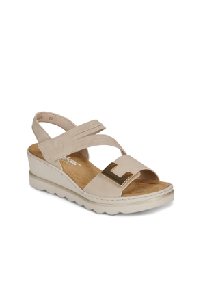 Rieker Womens Sandals 67410 62 ginger
