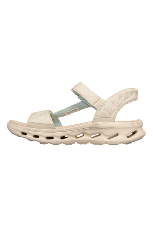 Skechers Slip-ins: GO WALK Glide-Step 2.0 Sandal 141276 in Natural