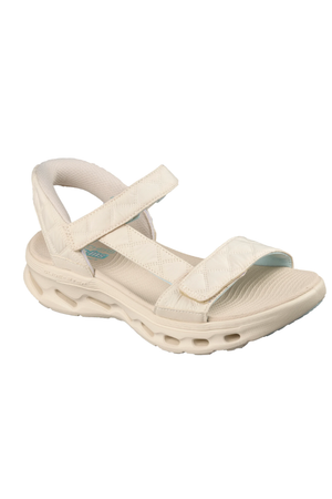 Skechers Slip-ins: GO WALK Glide-Step 2.0 Sandal 141276 in Natural