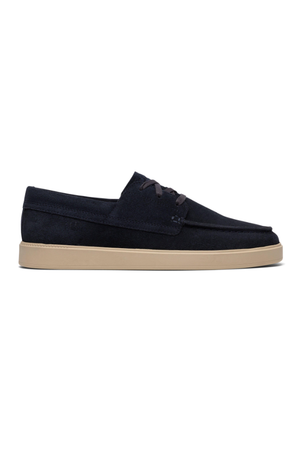 Clarks Lockford Boat in navy suede