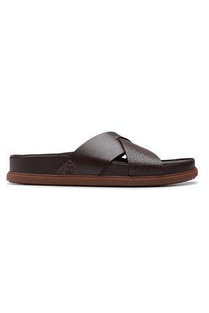 Clarks Torford Cross in brown leather